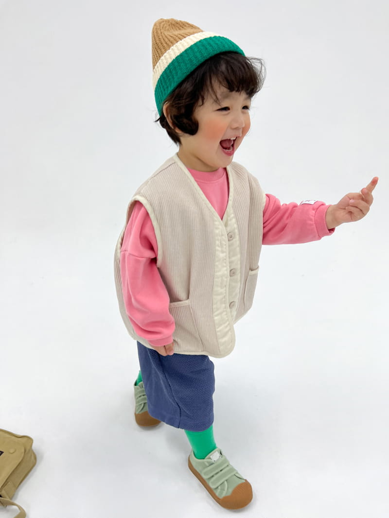 a-Market - Korean Children Fashion - #Kfashion4kids - Waffle Vest