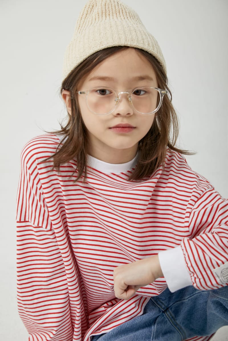 a-Market - Korean Children Fashion - #Kfashion4kids - Basic Stripes Tee - 3