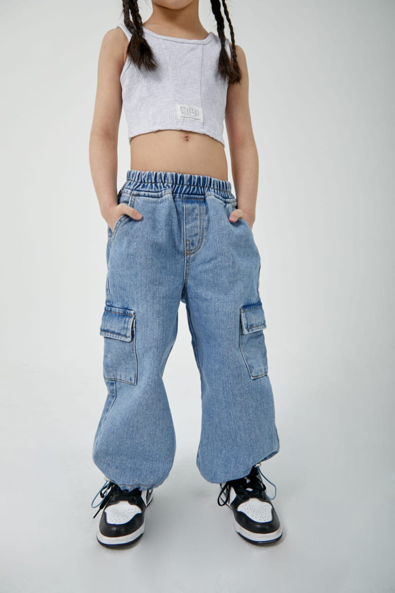 a-Market - Korean Children Fashion - #childofig - Cargo Jeans - 2