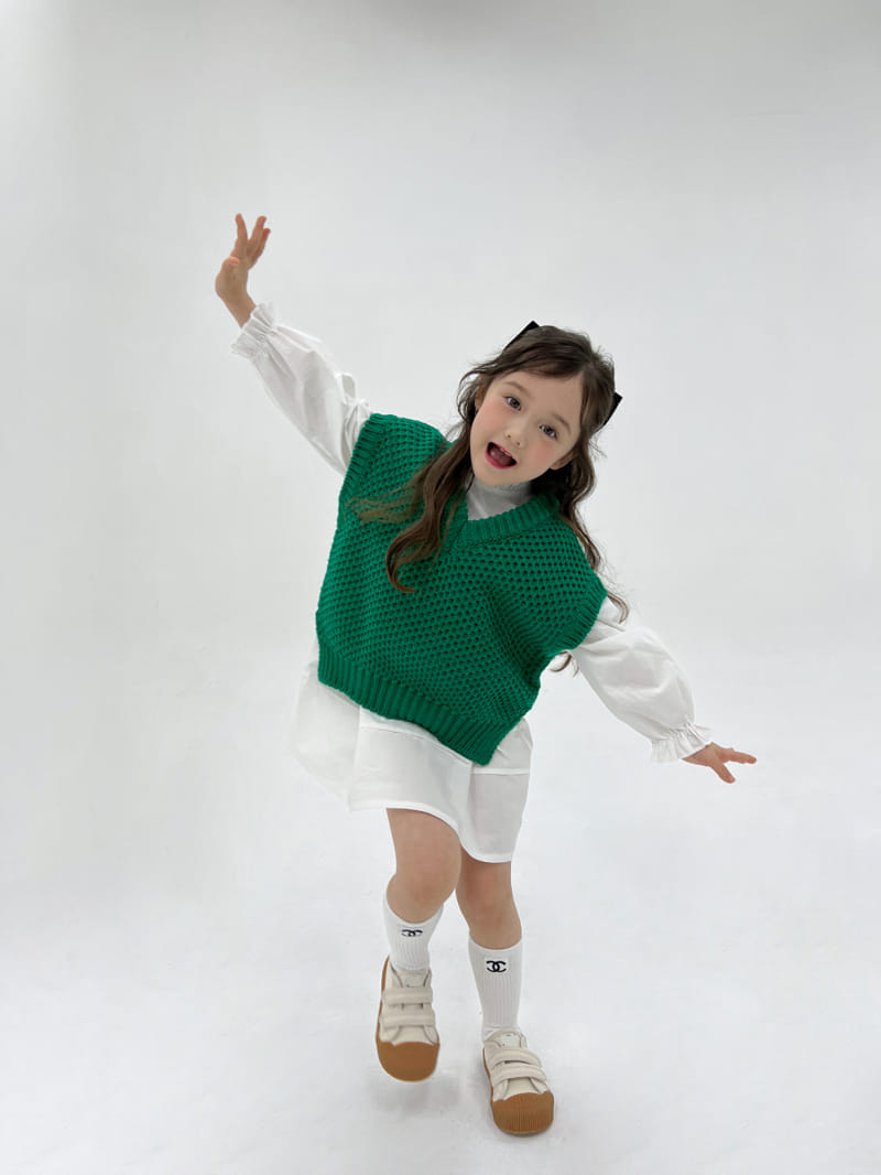 a-Market - Korean Children Fashion - #childofig - V Knit Vest - 9