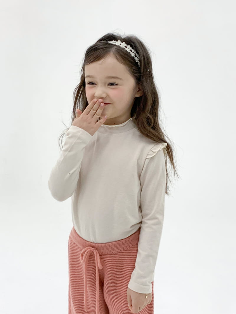 a-Market - Korean Children Fashion - #childofig - Frill Tee - 7