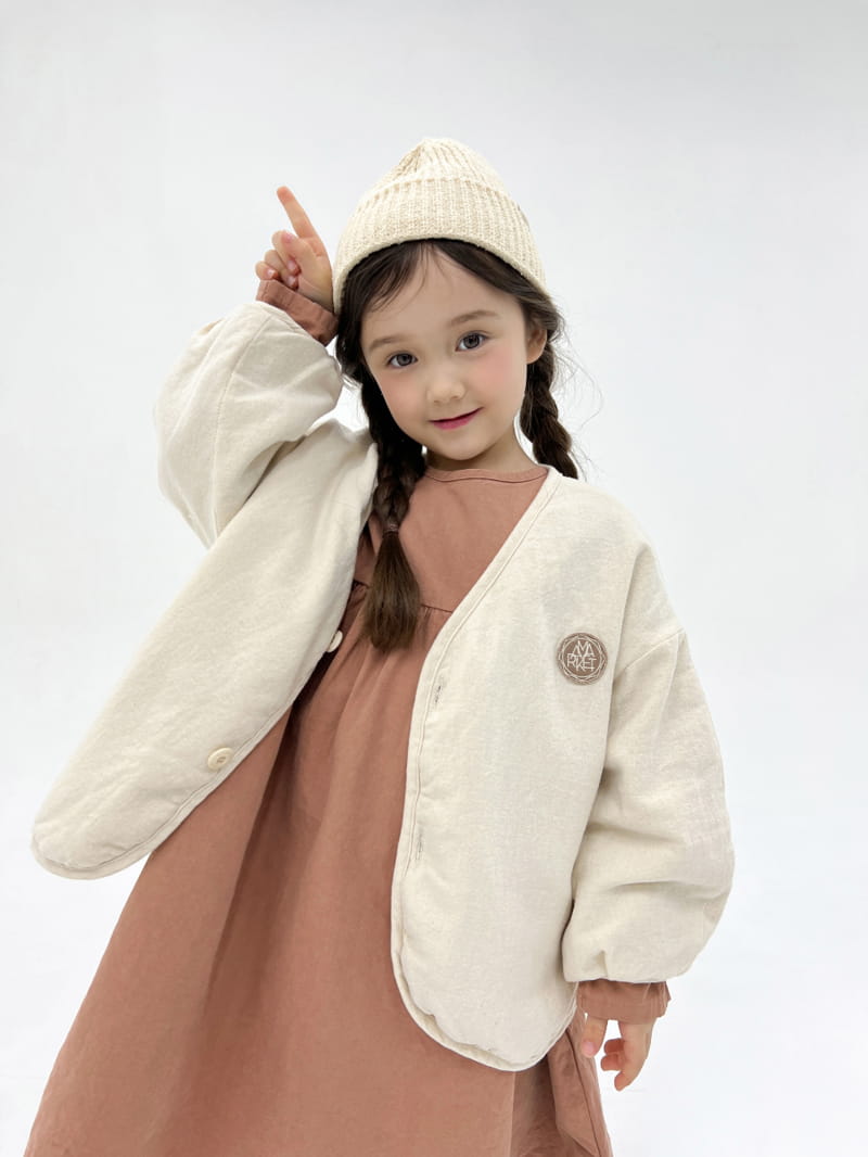 a-Market - Korean Children Fashion - #childofig - Natural Jacket - 3