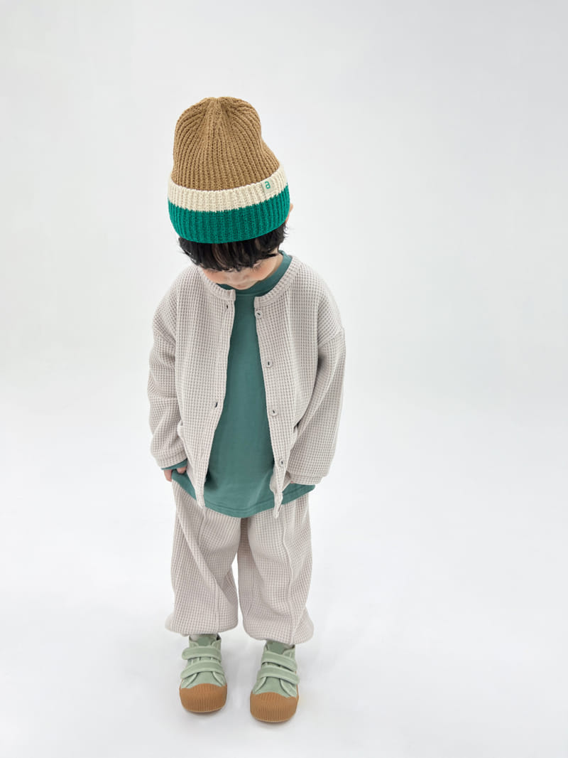 a-Market - Korean Children Fashion - #childrensboutique - Waffle Cardigan - 7