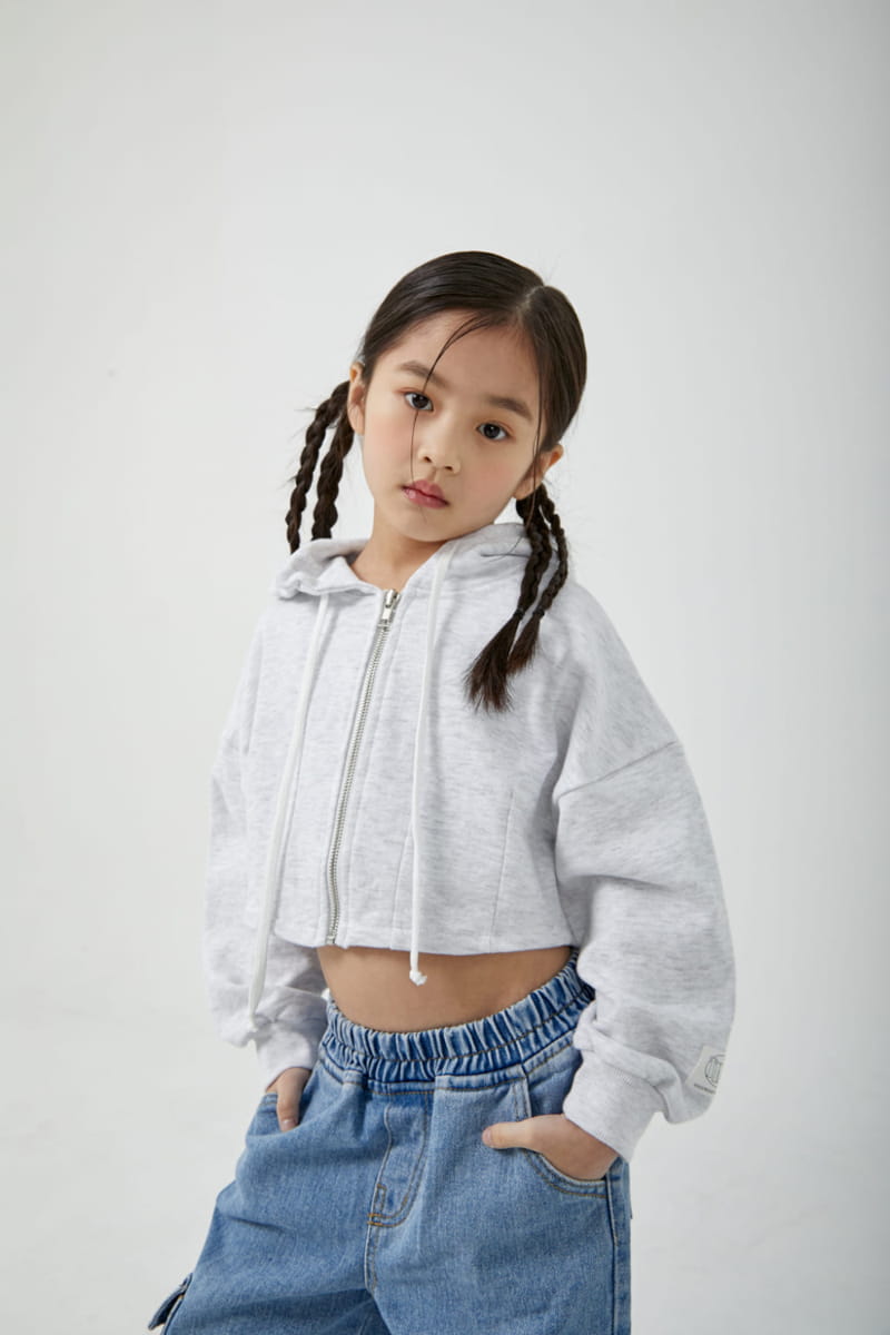 a-Market - Korean Children Fashion - #childrensboutique - Dart Hoody Zip-up - 2