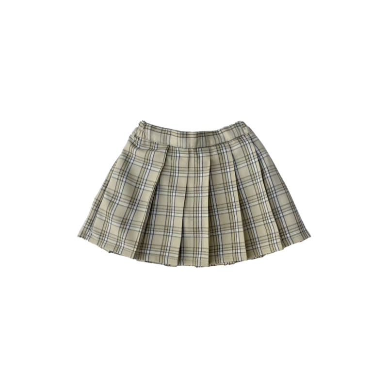 a-Market - Korean Children Fashion - #designkidswear - Check Skirt - 7