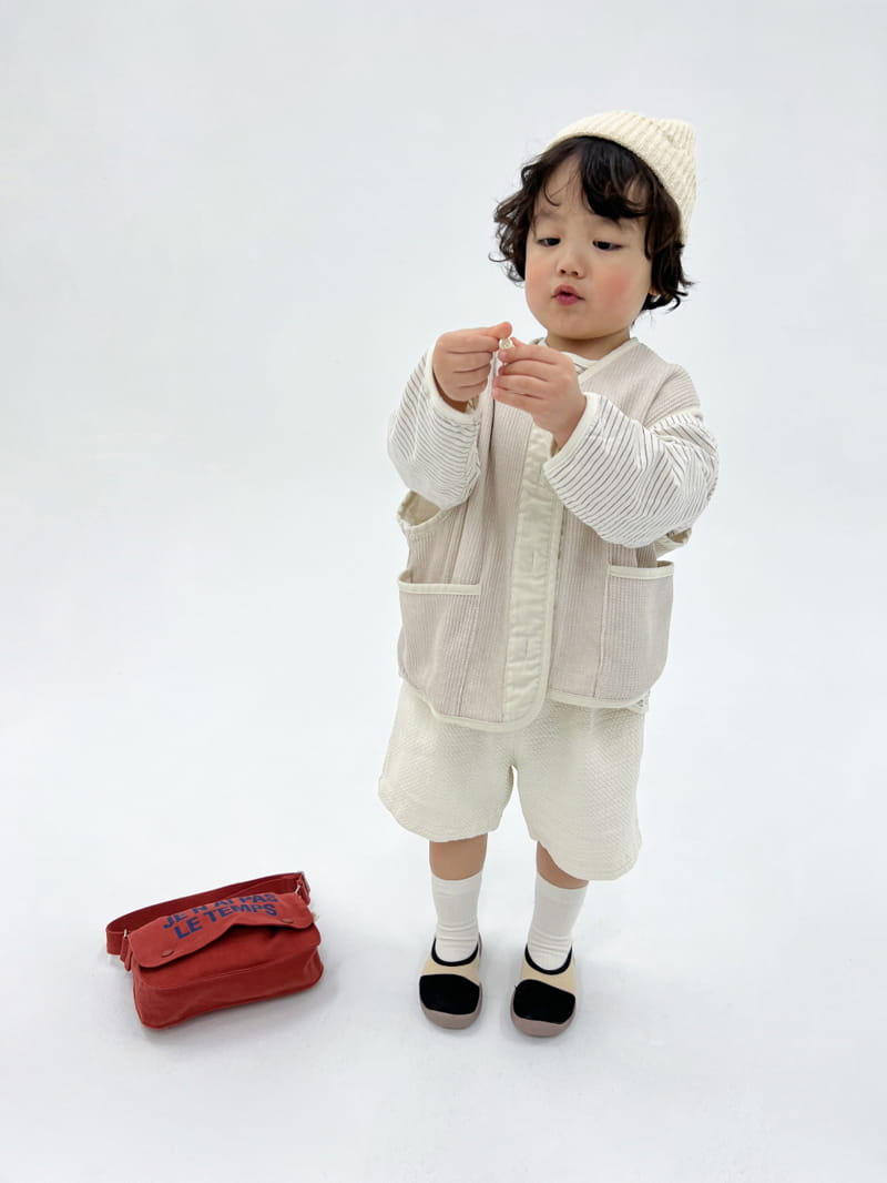 a-Market - Korean Children Fashion - #designkidswear - Waffle Vest - 9