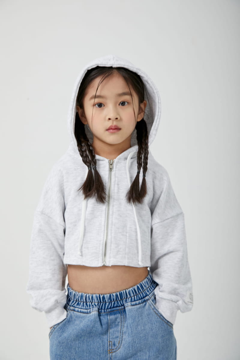 a-Market - Korean Children Fashion - #designkidswear - Dart Hoody Zip-up - 3