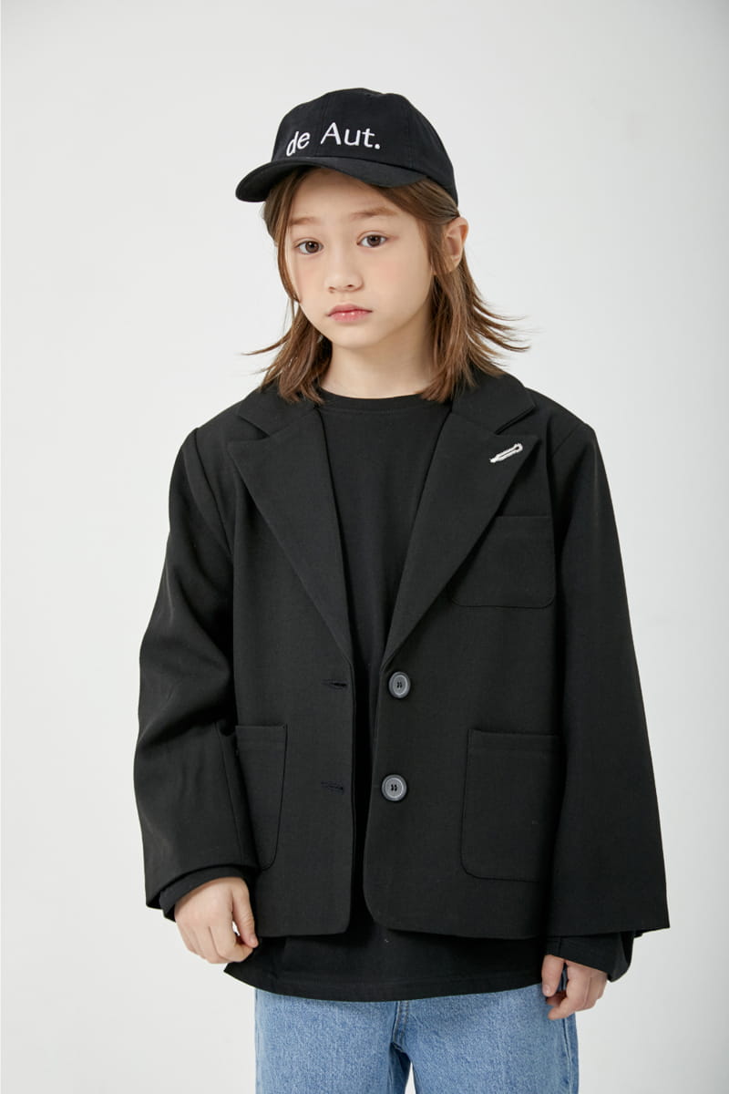 a-Market - Korean Children Fashion - #kidsshorts - Ballen Boxy Jacket - 3