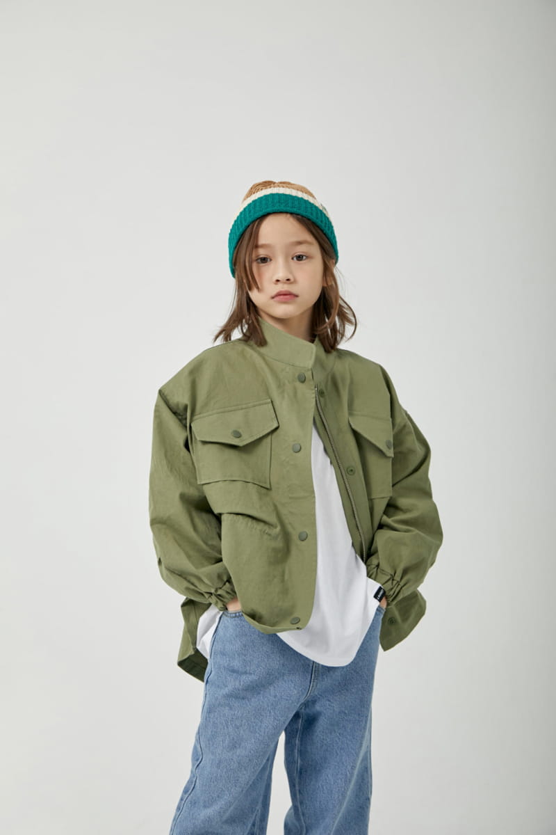 a-Market - Korean Children Fashion - #kidsshorts - Filed Jacket - 2