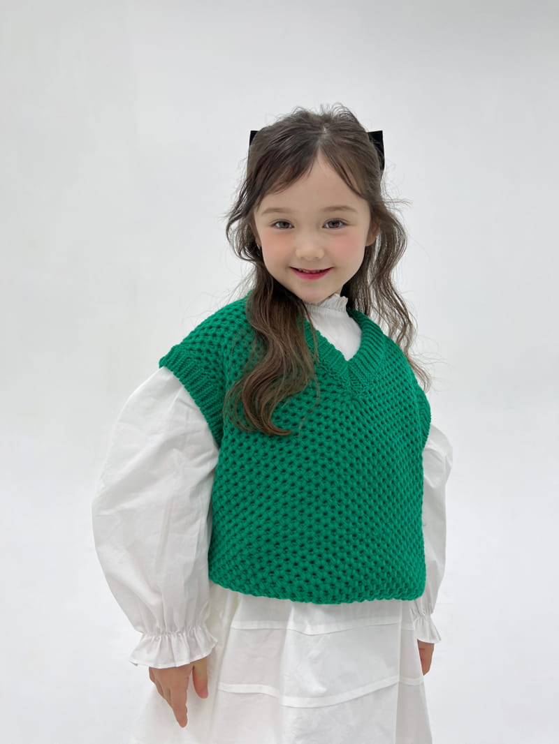 a-Market - Korean Children Fashion - #kidsshorts - V Knit Vest