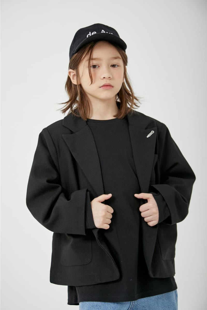 a-Market - Korean Children Fashion - #kidsshorts - Ballen Boxy Jacket - 4