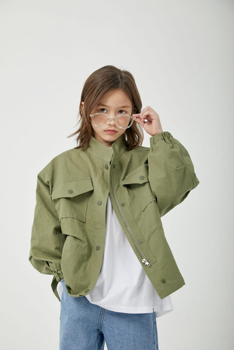 a-Market - Korean Children Fashion - #kidsstore - Filed Jacket - 3