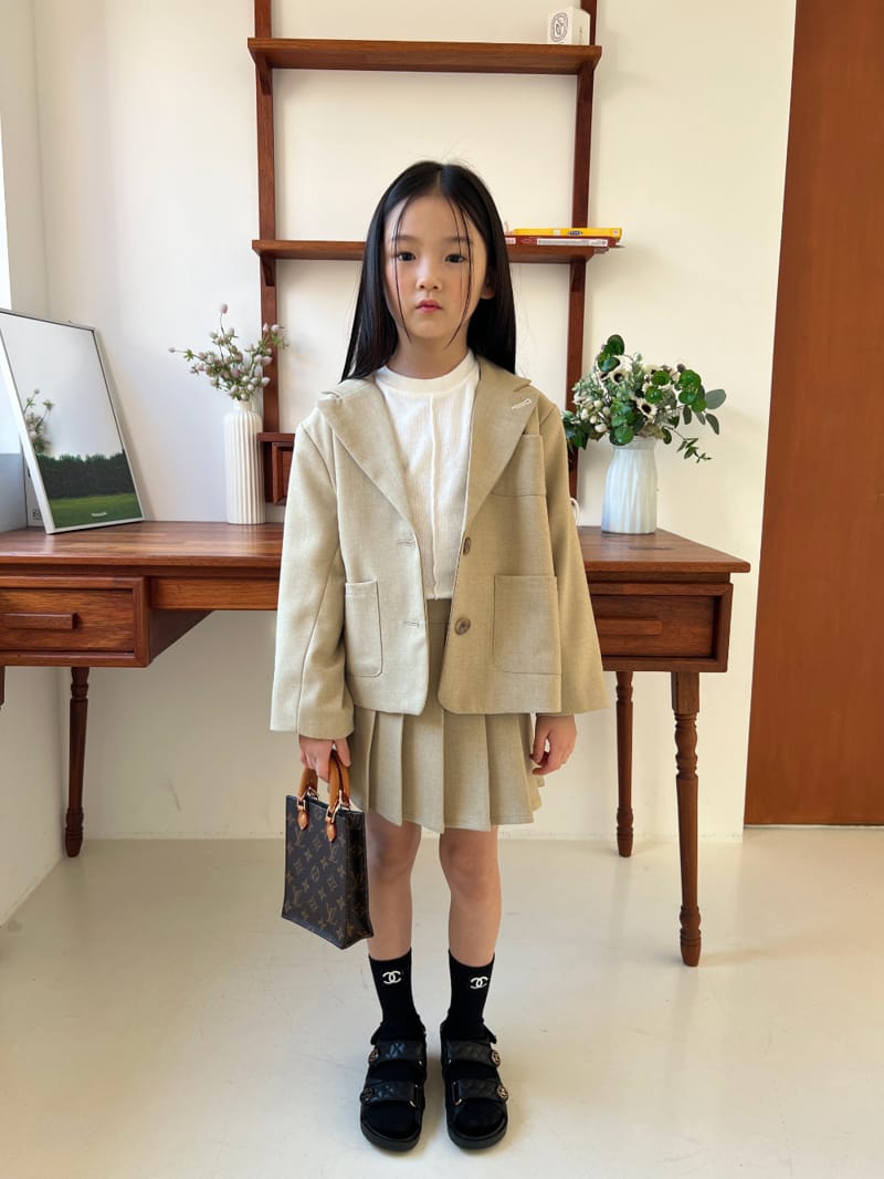 a-Market - Korean Children Fashion - #kidzfashiontrend - Ballen Boxy Jacket - 5