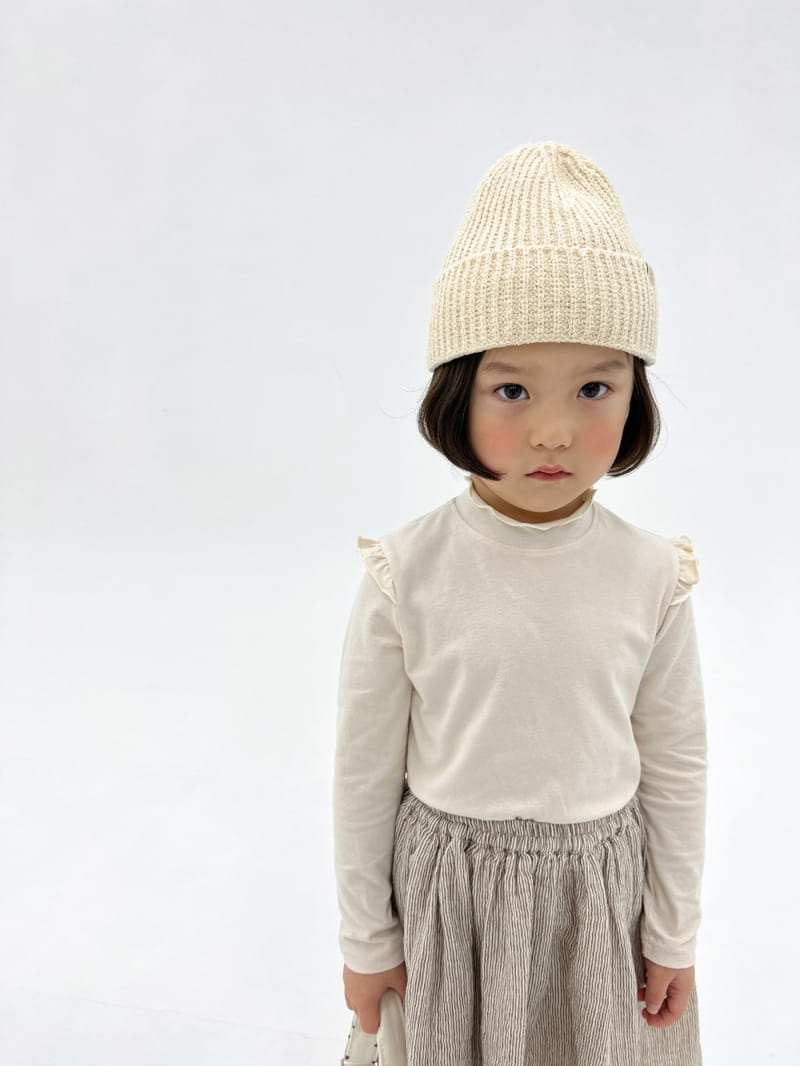 a-Market - Korean Children Fashion - #littlefashionista - Frill Tee - 2