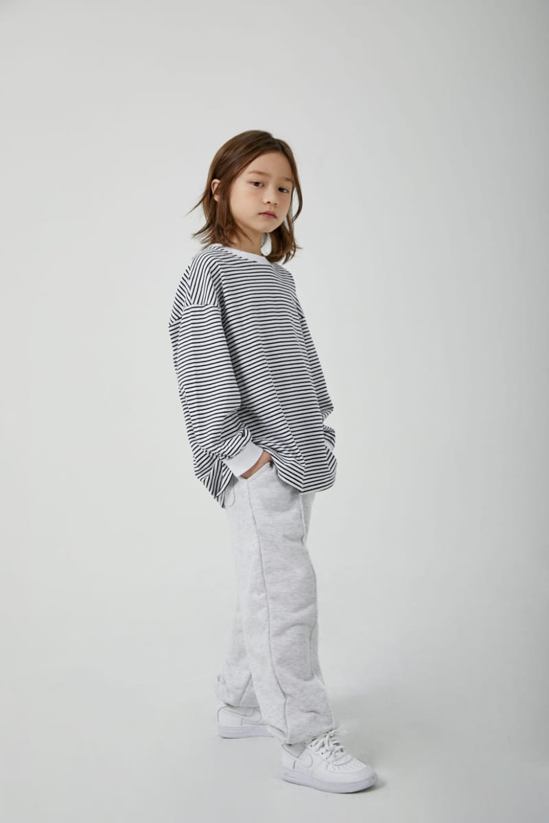 a-Market - Korean Children Fashion - #Kfashion4kids - Basic Stripes Tee - 4