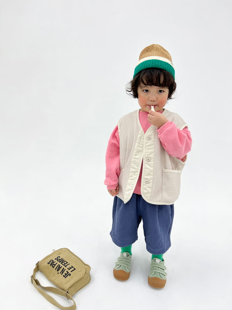 a-Market - Korean Children Fashion - #magicofchildhood - Waffle Vest - 3