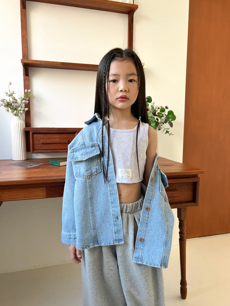 a-Market - Korean Children Fashion - #minifashionista - Out Denim Shirt - 10