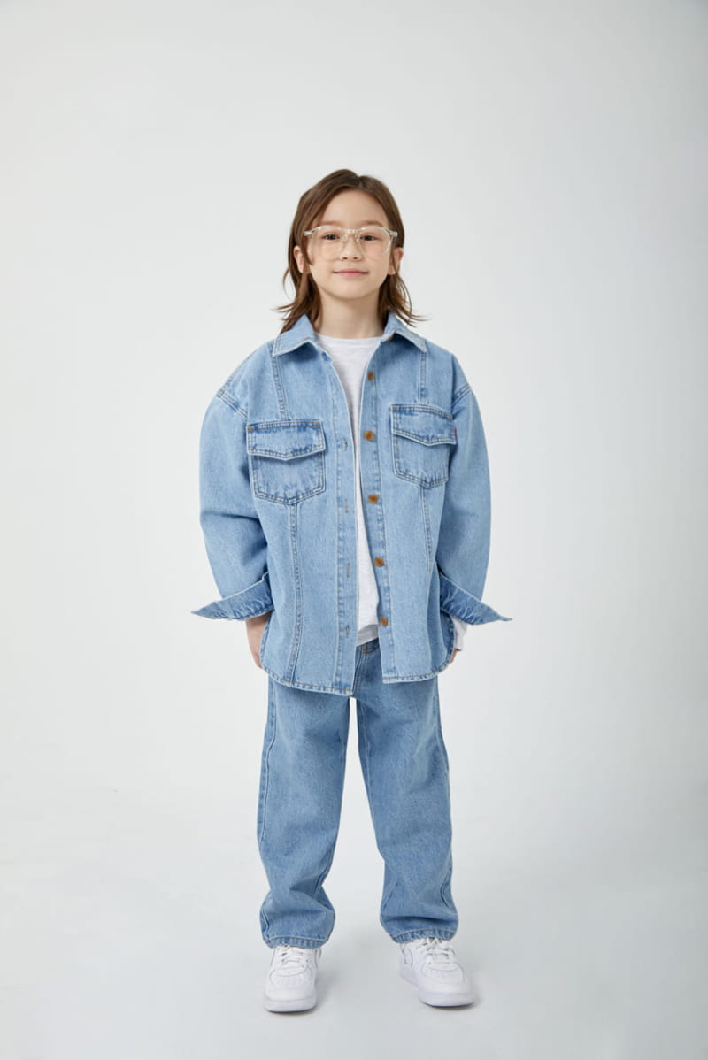 a-Market - Korean Children Fashion - #prettylittlegirls - Out Denim Shirt - 11