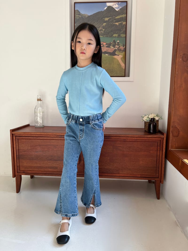 a-Market - Korean Children Fashion - #stylishchildhood - Slit Pants - 2