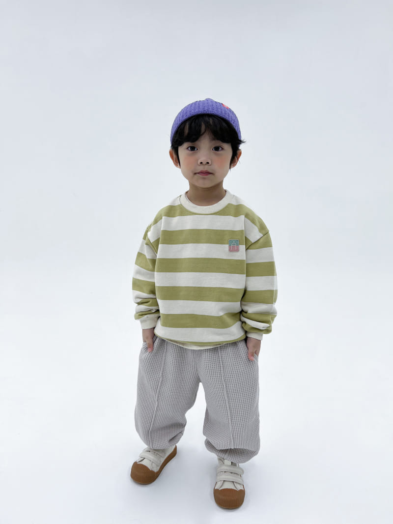 a-Market - Korean Children Fashion - #stylishchildhood - Big Stripes Sweatshirt - 12