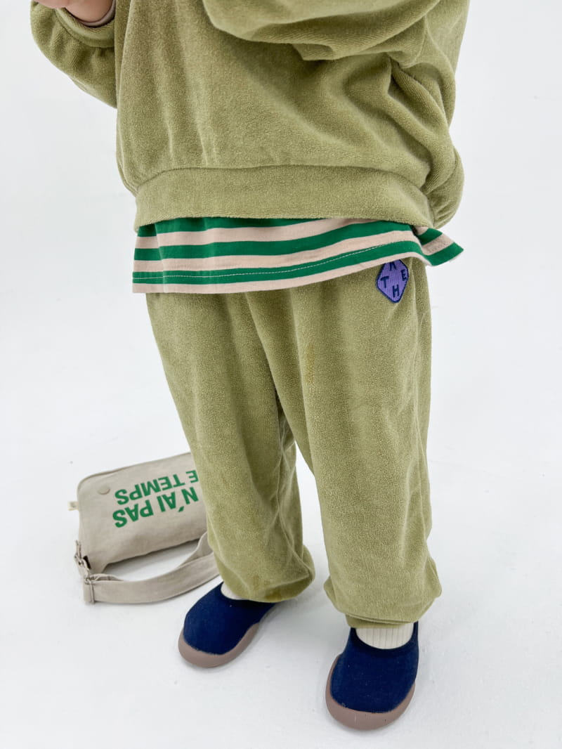 a-Market - Korean Children Fashion - #stylishchildhood - Terry Pants - 8