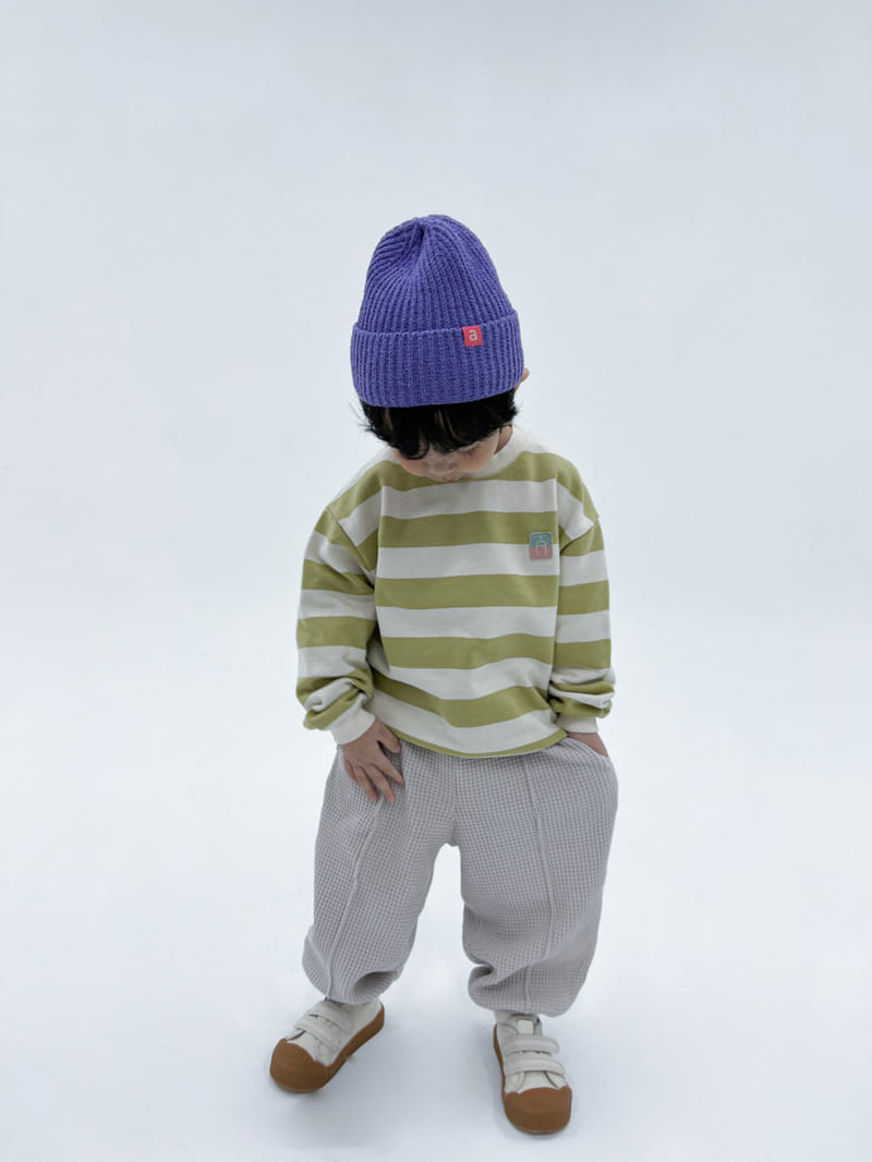 a-Market - Korean Children Fashion - #toddlerclothing - Big Stripes Sweatshirt - 11