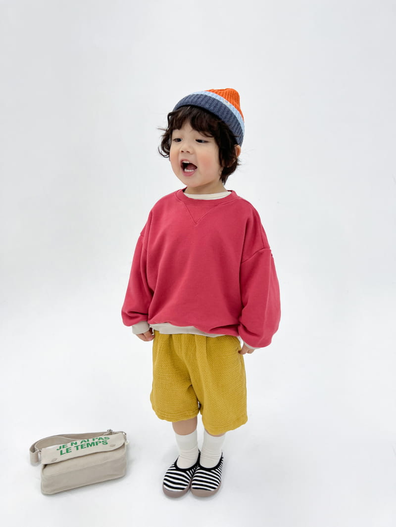 a-Market - Korean Children Fashion - #toddlerclothing - Embossing Shorts - 3