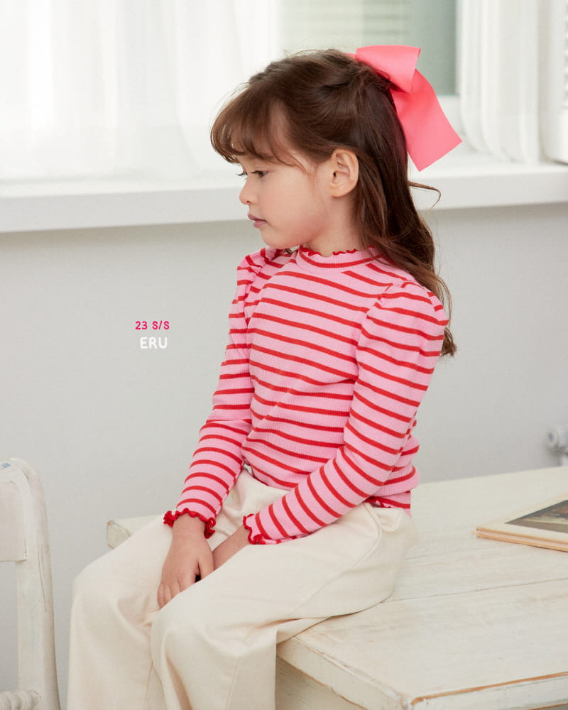 e.ru - Korean Children Fashion - #fashionkids - Stripes Macaroon Tee - 2