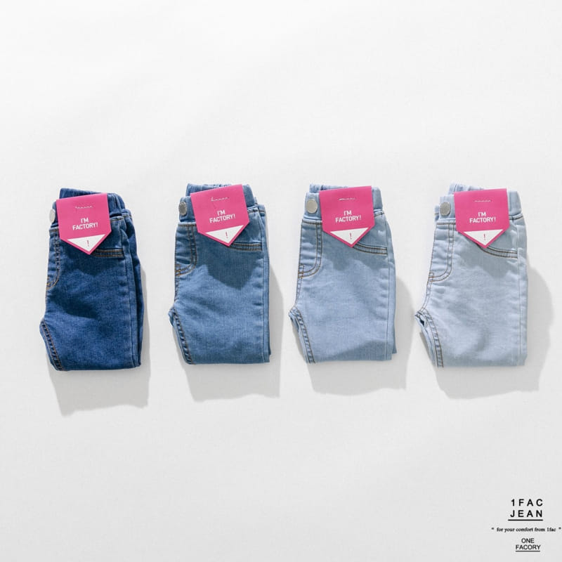 1 Fac - Korean Children Fashion - #Kfashion4kids - Dailt Denim Leggings - 12