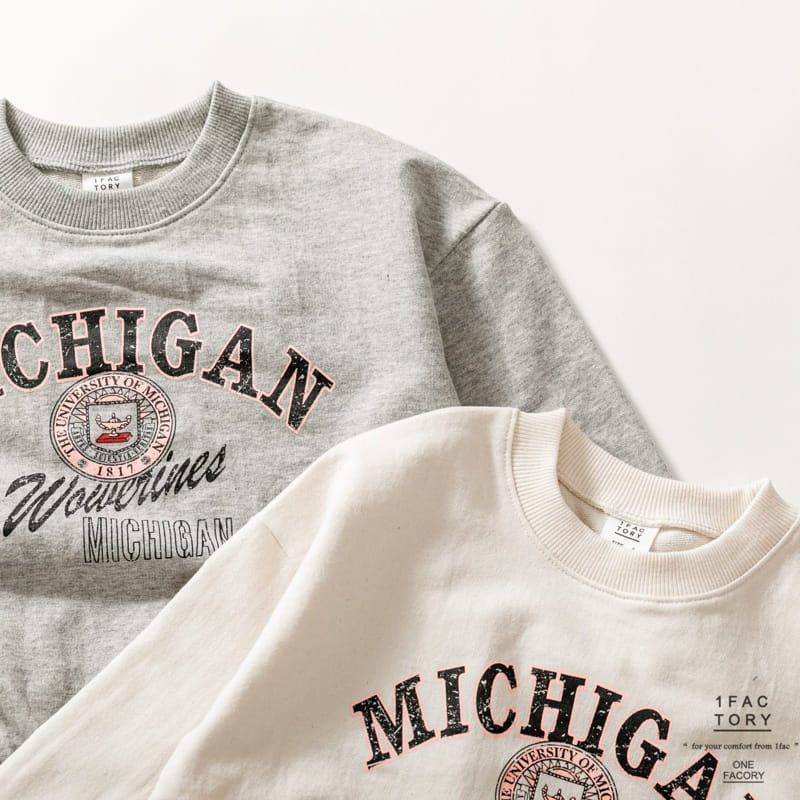 1 Fac - Korean Children Fashion - #Kfashion4kids - Michigan Sweatshirt - 8