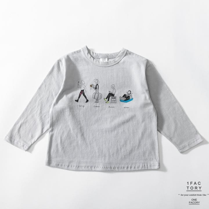 1 Fac - Korean Children Fashion - #discoveringself - Seasons Tee - 2