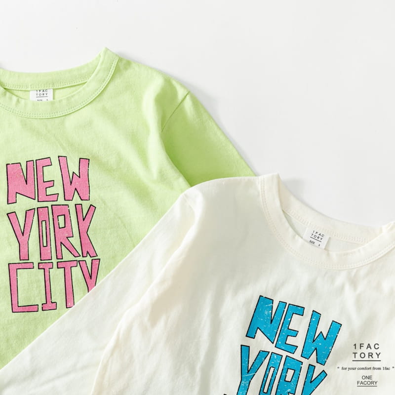 1 Fac - Korean Children Fashion - #discoveringself - Neon New York City Tee - 8