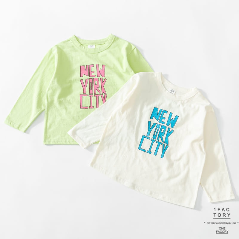 1 Fac - Korean Children Fashion - #fashionkids - Neon New York City Tee - 9