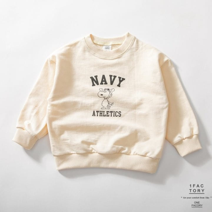 1 Fac - Korean Children Fashion - #littlefashionista - Navy Sweatshirt - 10