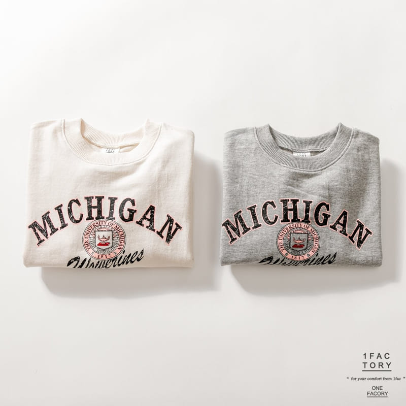 1 Fac - Korean Children Fashion - #minifashionista - Michigan Sweatshirt - 11