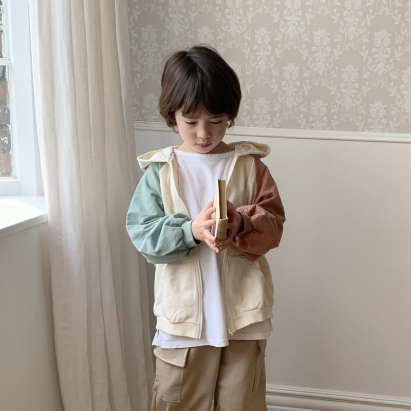 1 Gram - Korean Children Fashion - #childofig - Pair Field Hoody Zip-up Color - 12