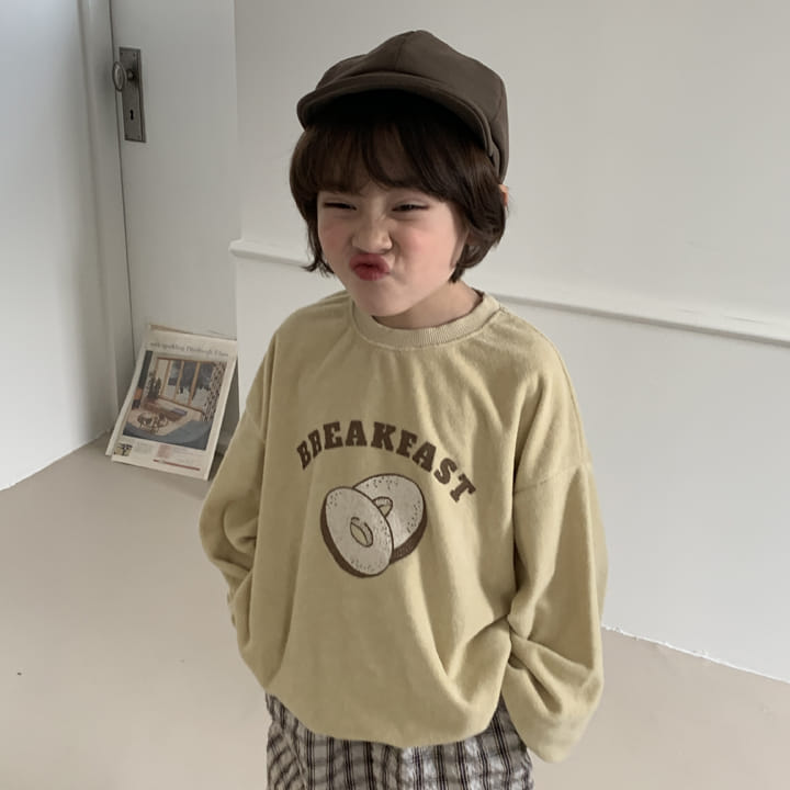 1 Gram - Korean Children Fashion - #toddlerclothing - Bagle Sweatshirt - 3