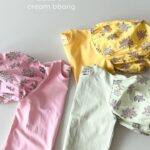 Flower Sleeves Color Tee