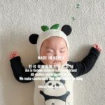 Bud Panda Bodysuit with Bonnet