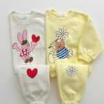 Knee Bear Rabbit Top Bottom Set