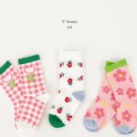 Check Tulip Socks Set