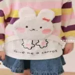 Stripes Rabbit Sweatshirt