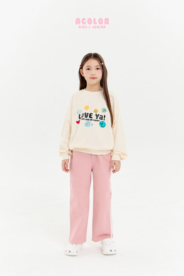 Acolor - Korean Children Fashion - #Kfashion4kids - Love Ya Sweatshirt - 11