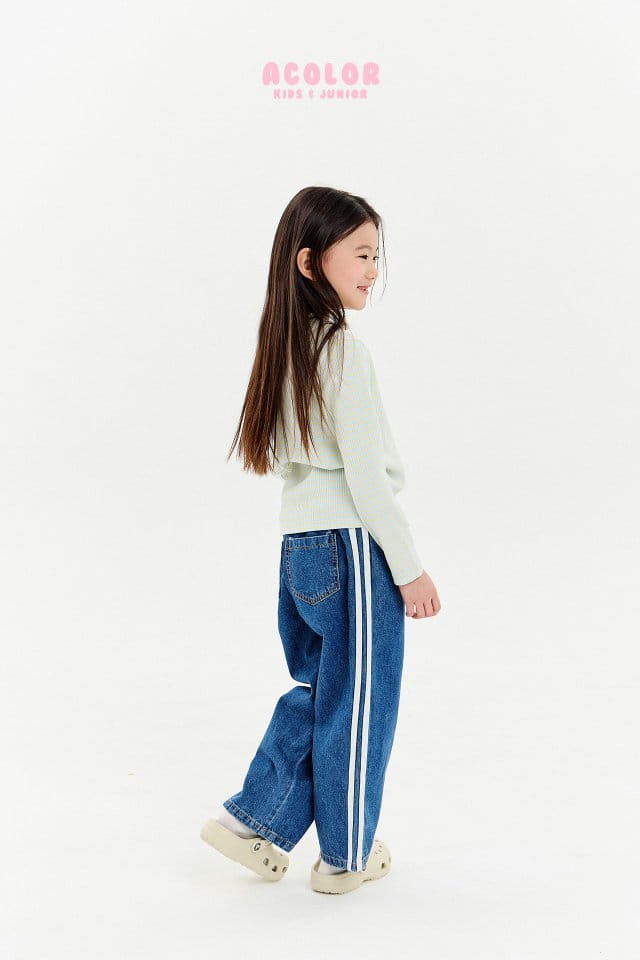 Acolor - Korean Children Fashion - #childofig - New Jeans - 9