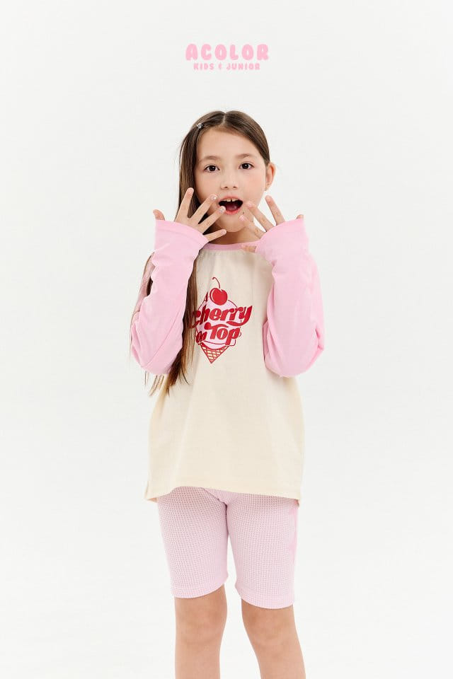 Acolor - Korean Children Fashion - #childrensboutique - Ice Cream Tee - 9