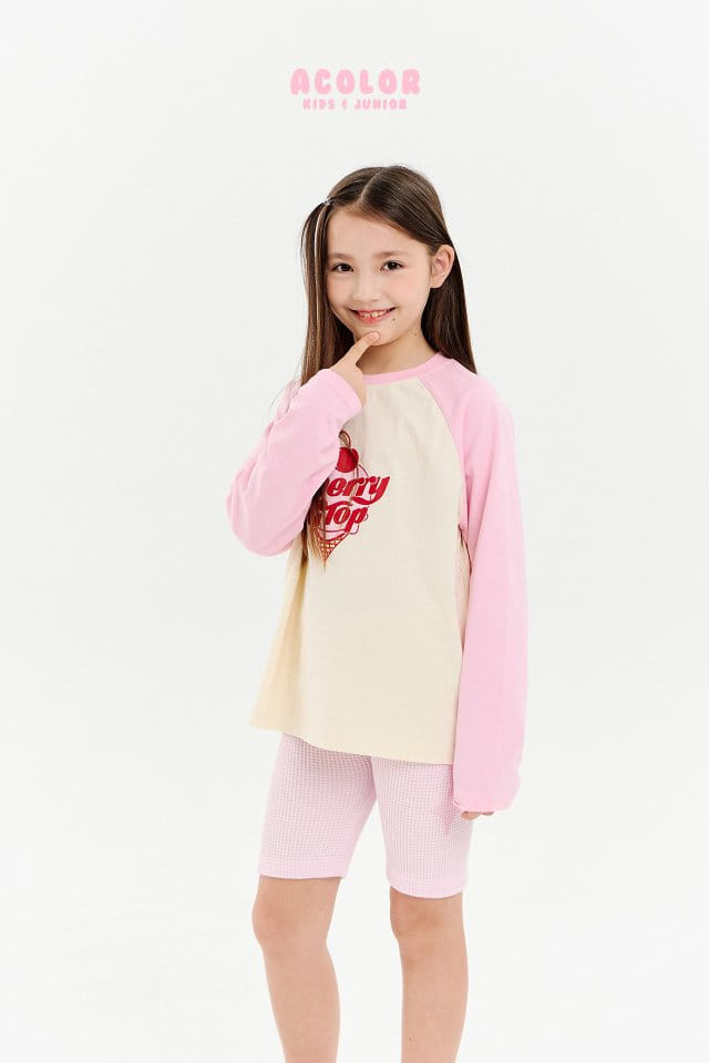 Acolor - Korean Children Fashion - #discoveringself - Ice Cream Tee - 11