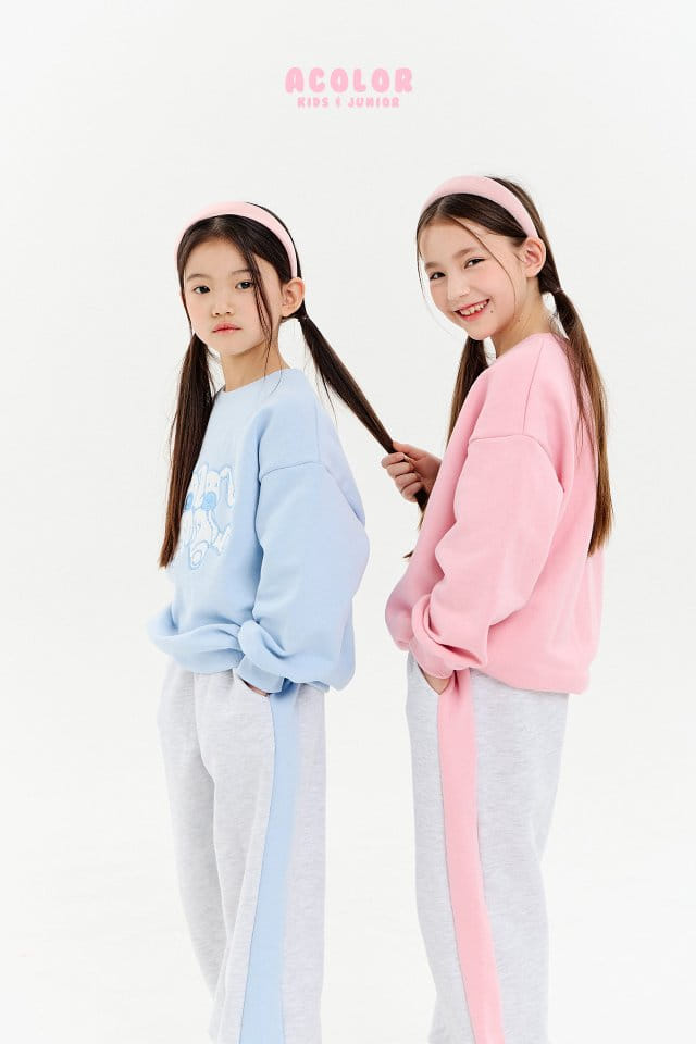 Acolor - Korean Children Fashion - #kidsshorts - Begle Sweatshirt - 3