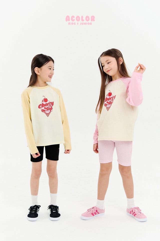 Acolor - Korean Children Fashion - #littlefashionista - Ice Cream Tee - 3