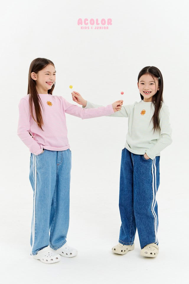 Acolor - Korean Children Fashion - #magicofchildhood - New Jeans - 3