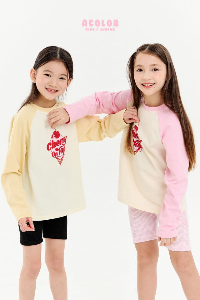 Acolor - Korean Children Fashion - #littlefashionista - Ice Cream Tee - 4